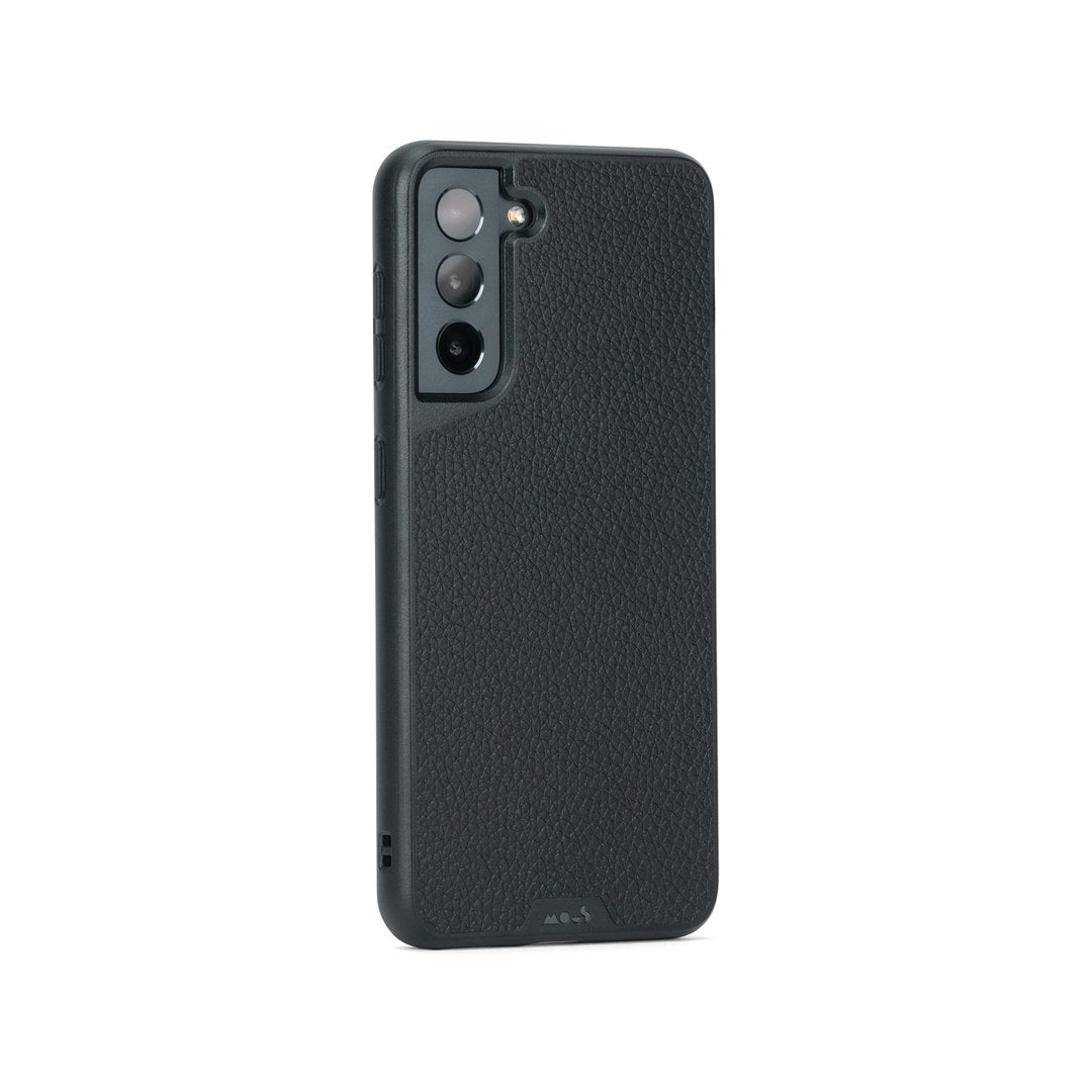 Black Leather Protective Phone Case - Limitless - US 2396